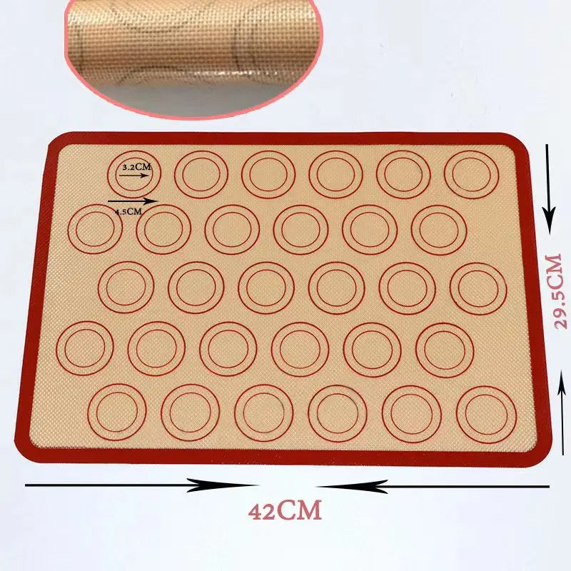UNTIOR 1PCS Silicone Baking Mat Kneading Pad Dough Mat Pizza Cake Dough Maker Kitchen Cooking Grill Non-Stick Gadgets Bakeware