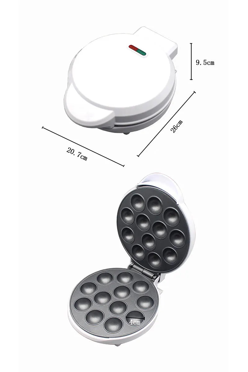 Mini Electric Walnut Cake Maker Automatic Nut Waffle Bread Machine Sandwich Iron Toaster Baking Breakfast Pan Oven EU plug