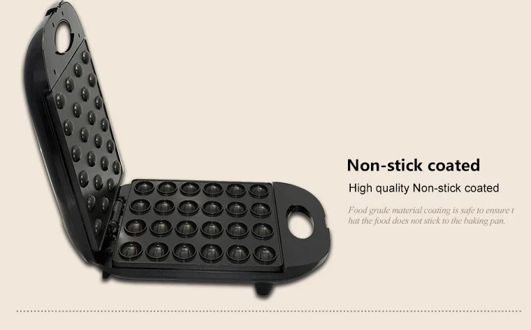 Mini Electric Walnut Cake Maker Automatic Nut Waffle Bread Machine Sandwich Iron Toaster Baking Breakfast Pan Oven EU plug