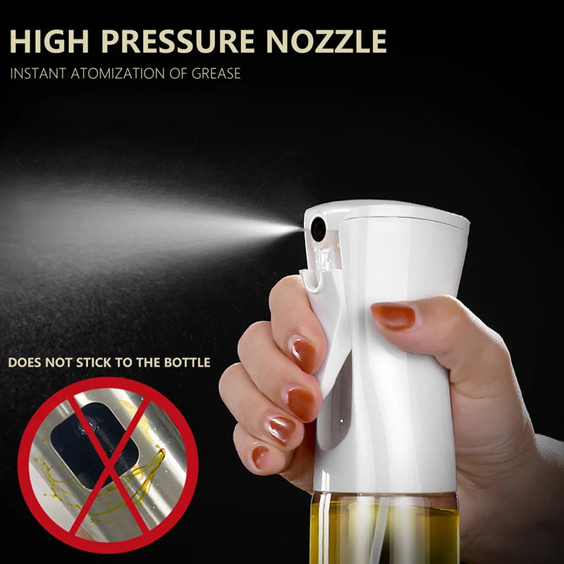 200-500ML Olive Oil Sprayer Empty Vinegar Oil Bottle Dispenser Salad BBQ Cooking Baking Kitchen Gadgets Mist Spray for Airfryer