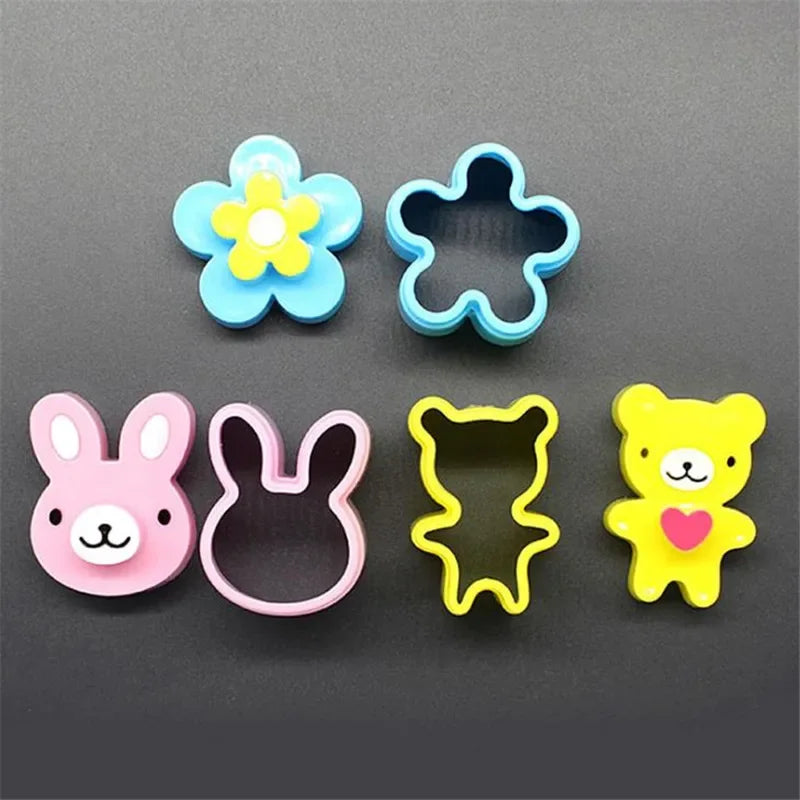 Cute Sandwich Mould Rabbit Flower Panda shaped Bread CakeBiscuit Embossing Device Crust Cookie Cutter Baking Pastry Tools Cake