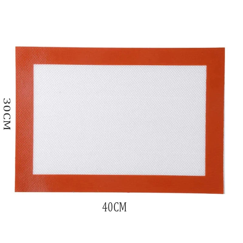 Reusable Silicone Baking Mats Non-Stick BBQ Grill Mat Pad Baking Sheet Oven Mat Picnic Cooking Cookie Tray Barbecue Oven Tools