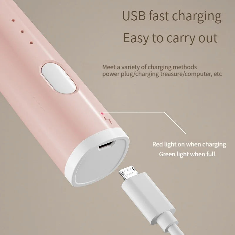 1 PC USB Rechargeable Handheld Egg Beater 3 Speeds Electric Milk Frother Foam Maker Mixer Coffee Drink Frothing Wand Foamer