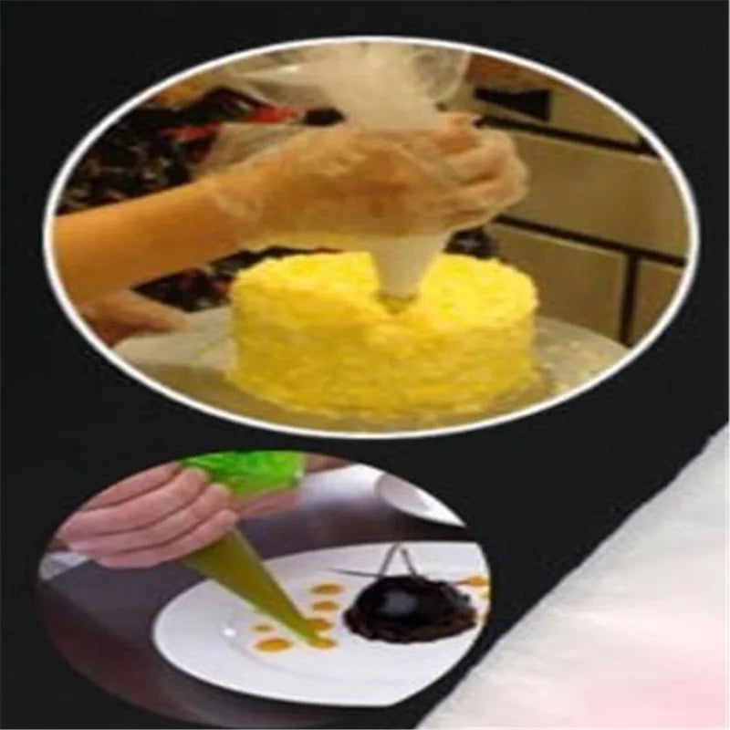 10Pcs Disposable Pastry Piping Bags Cake Decoration Kitchen Icing Nozzle Food  Cup  Baking Tools For