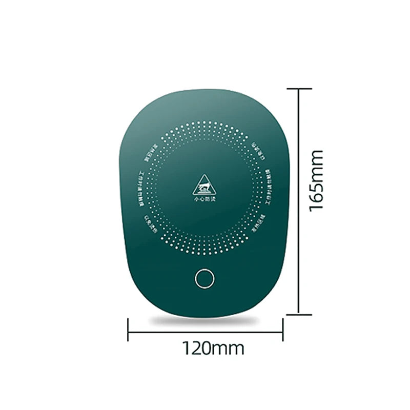 1 PCS Electric Heated Coffee Mug Heating Coaster for Home Office Milk Tea Water Heating Mat Smart Thermostatic Warmer Pad
