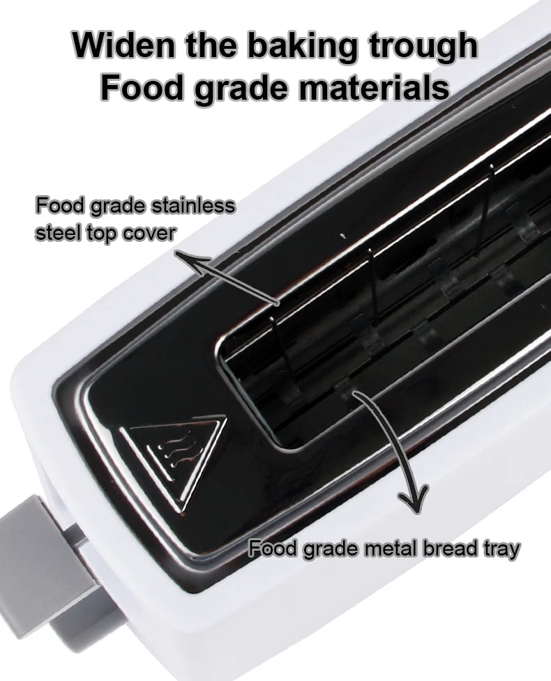 DWMD 110V/220V Stainless Steel Electric Toaster Bread Baking Oven Breakfast Machine Grill Stove Sandwich Maker Heater Warmer US