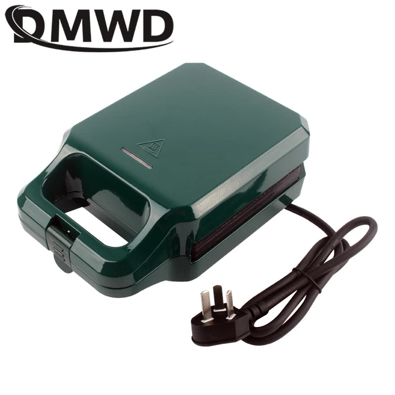 DMWD Bread Sandwich Maker Mini Light Food Waffle Muffin Breakfast Machine Egg Omelette Pan Pressure Toaster Grill Panini Oven