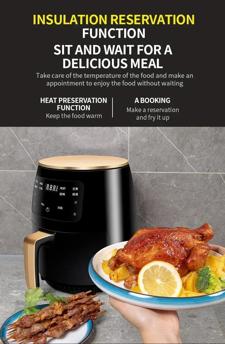 US standard 110V touch air fryer Japanese national smart electric oven multi-function all-in-one large capacity