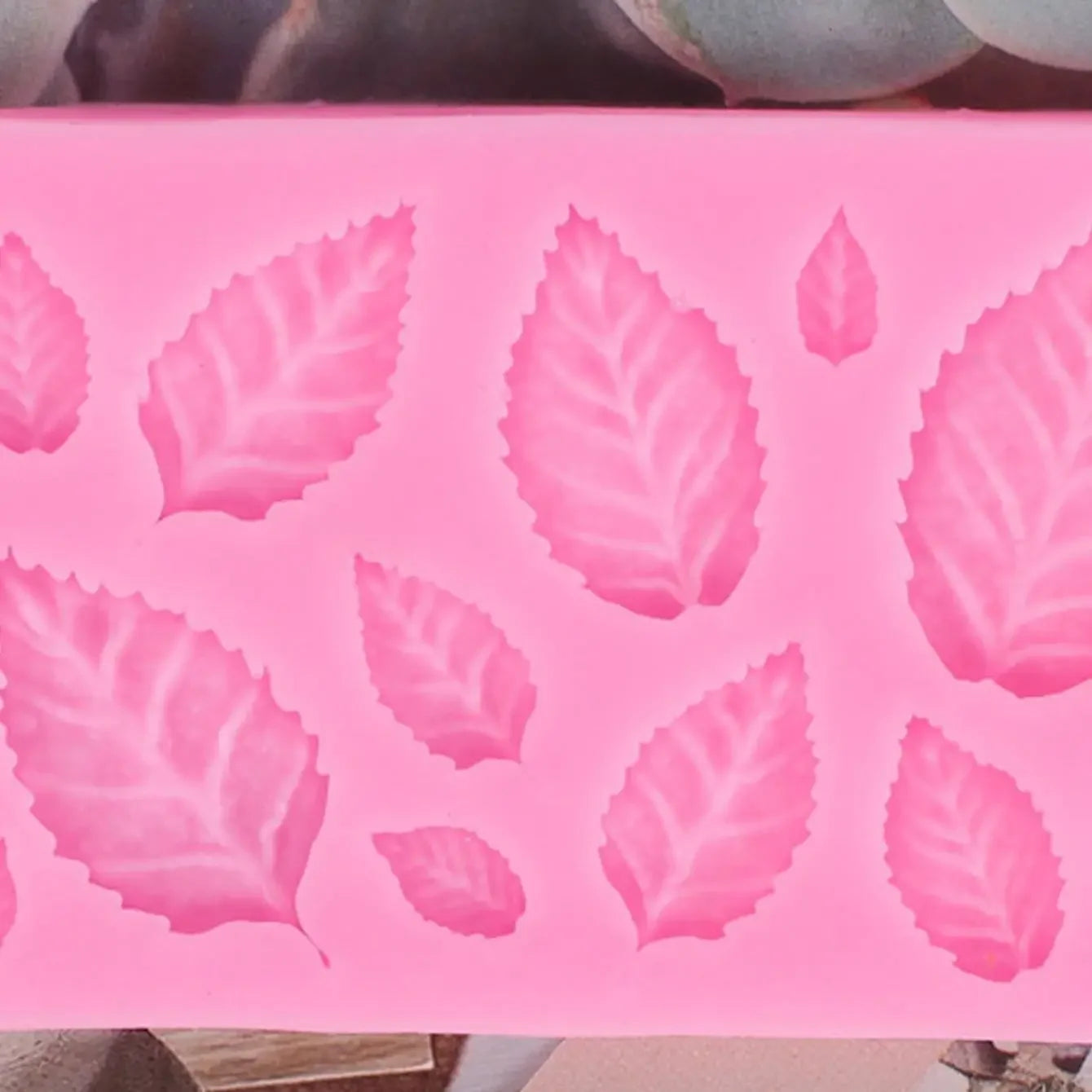 DIY Cake Baking Decoration Leaf Silicone Mold Fondant Cake Kitchen Baking Tools Chocolate Mold Plant Leaf Silicone Mold