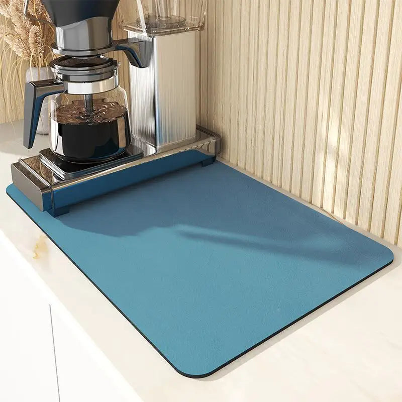 VIKAMA Kitchen tableware diatomaceous earth impermeable drainage mat heat insulation non-slip bathroom doormat home decoration