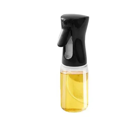 1pc Black/White Kitchen Oil Bottle Cooking Oil Spray 200ml Pneumatic Spray Bottle Fitness Barbecue Spray Oil Dispenser