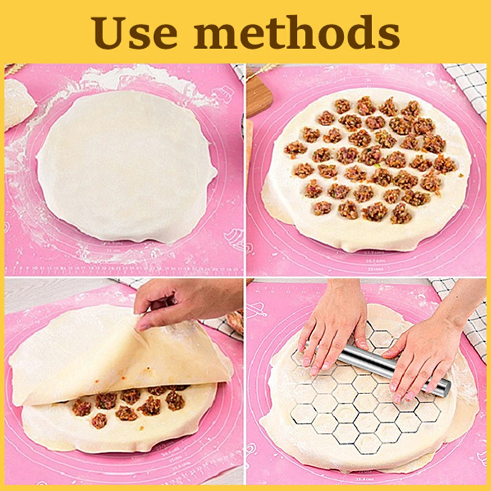 Russian Ravioli Maker Dumplings Mold 37 Holes Aluminum Alloy Pelmeni Metal Dumplings Make Mold Kitchen Ravioli Cutter Tools