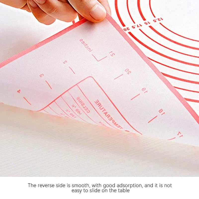 Various Sizes of Non-stick Silicone Baking  Mat Sheet Kneading Dough Mat for Kitchen Rolling Dough Pizza Large Dough Non-Stick