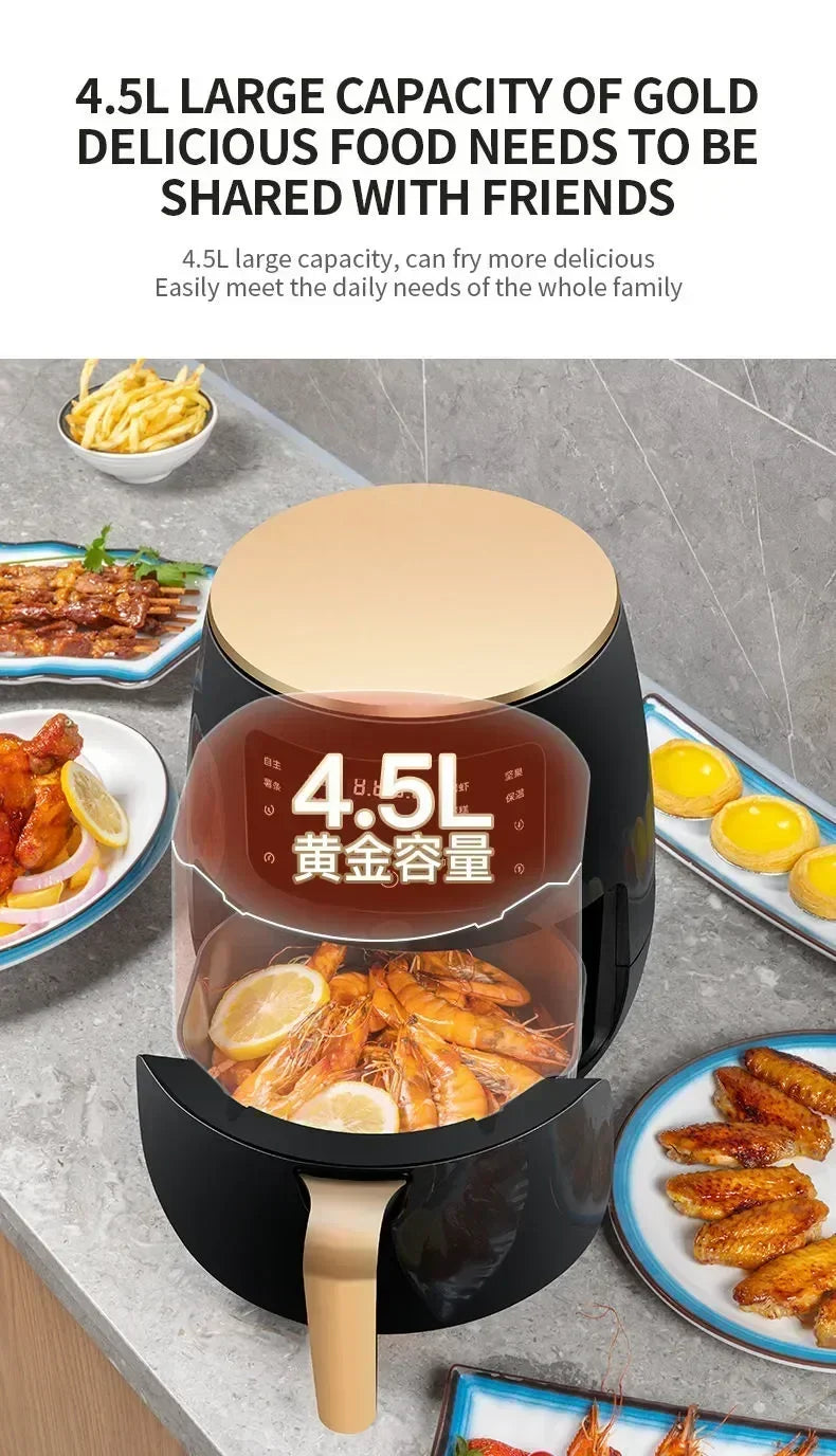 US standard 110V touch air fryer Japanese national smart electric oven multi-function all-in-one large capacity
