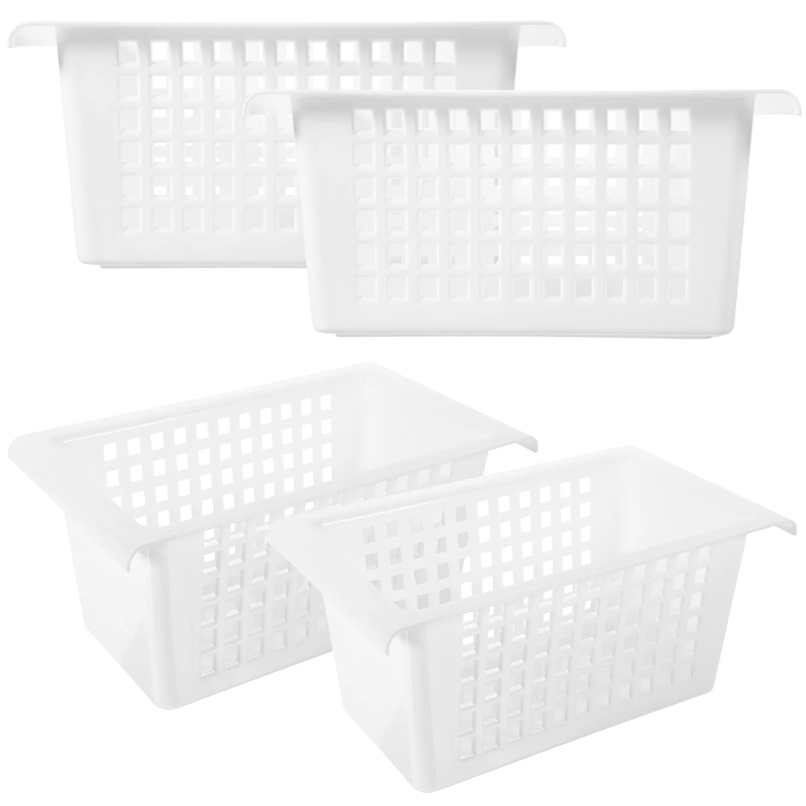 4pcs Storage Baskets Under Sink Storage Basket Desktop Organizer Living Room Basket kitchen basket spice storage basket