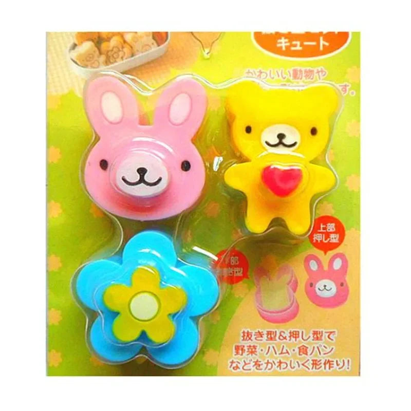Cute Sandwich Mould Rabbit Flower Panda shaped Bread CakeBiscuit Embossing Device Crust Cookie Cutter Baking Pastry Tools Cake
