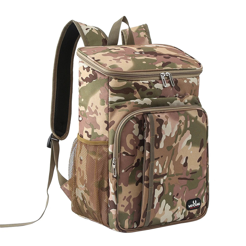 18L Portable Thermal Lunch Bag Food Box Durable Waterproof Cooler Ice Insulated Case BBQ Camping Oxford Dinner Backpacks Icebox