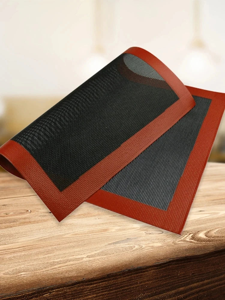 Food Grade Silicone Grill, Baking Tray, Breathable Cake, Non Slip Silicone Dough, Rolling Pastry Mat, Baking Kitchen Tools