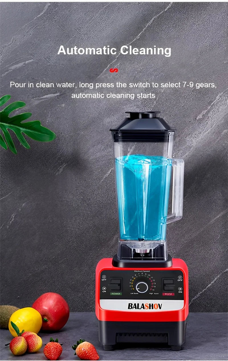 2000W Heavy Duty Commercial Grade Blender Mixer Juicer Fruit Food Processor Ice Smoothies Blender High Power Juice maker Crusher