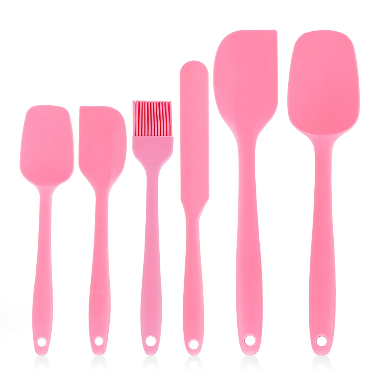 6-Piece Silicone Bakeware Set, Non-Stick Heat Resistant Spatulas, Food Grade Silicone Baking Tool Kit, Kitchen Essentials Cookin