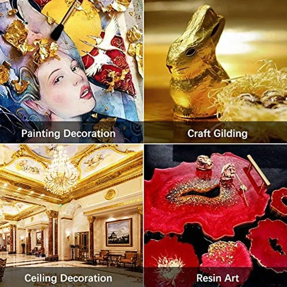 Gold and Silver Artificial Paper Cake Dessert Decoration Crafts 200 PCS
