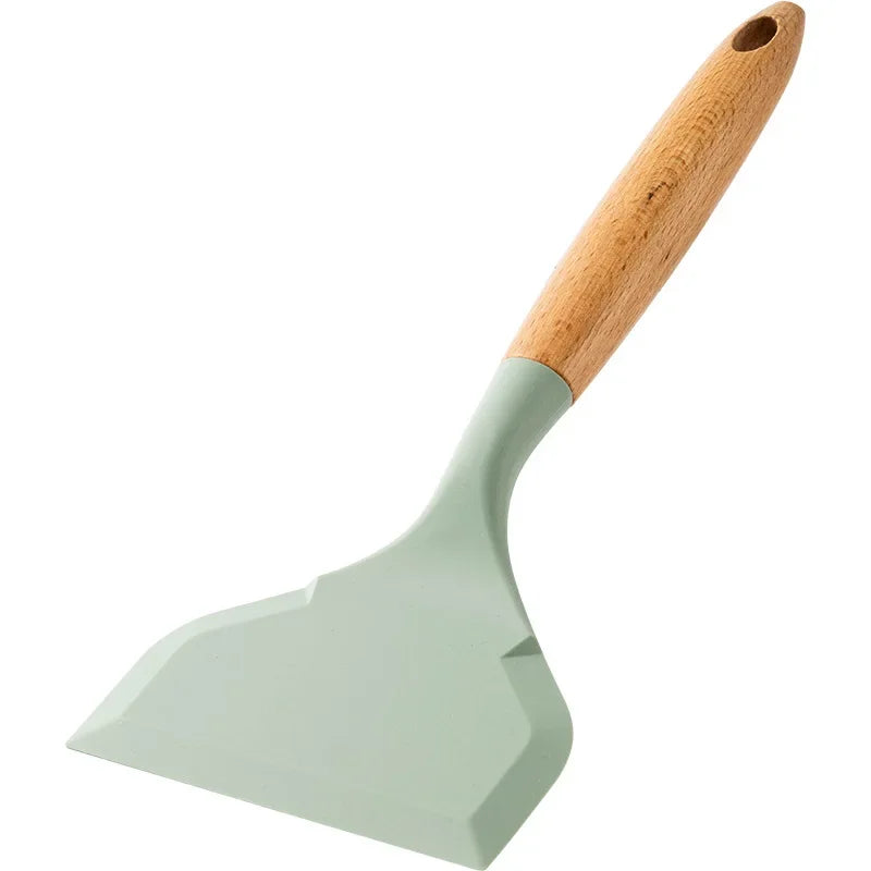 Non-stick Silicone Spatula Wide Mouth Yuzi Burning Omelette Pancakes Fried Eggs Shovel Kitchen Accessories Cooking Gadgets