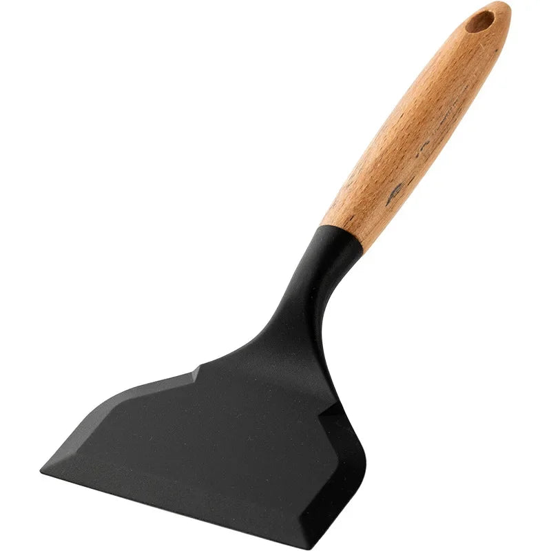Non-stick Silicone Spatula Wide Mouth Yuzi Burning Omelette Pancakes Fried Eggs Shovel Kitchen Accessories Cooking Gadgets