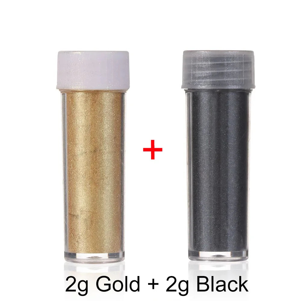 15g/Bottle Gold And Silver Dye Glitter Powder Mousse Cake Macaron Chocolate Baking Colorful Cakes Decorations And Tools