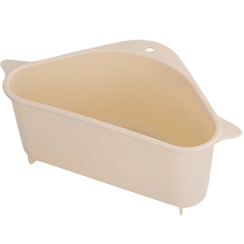 Stainless Steel Kitchen Sink Drain Basket Kitchen Shelf Rack Drainier Triangle Food Vegetables Peel Egg Filter Storage Organizer