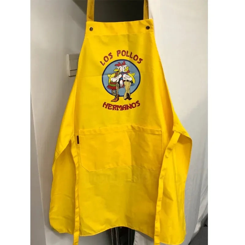 Breaking Bad THE CHICKENS Brothers Apron Grill Kitchen Chef Apron for BBQ Baking Adjustable