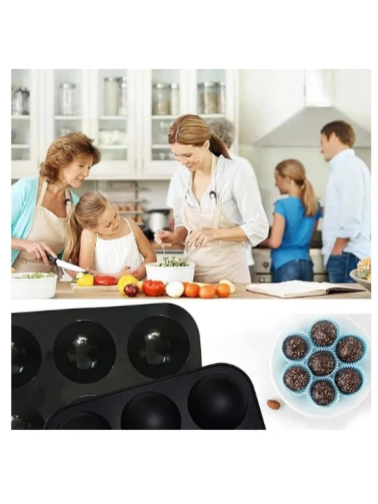 Semi Sphere Silicone Baking Mold for Baking 3D Bakeware Chocolate Half Ball Sphere Mold Cupcake Pan Cake DIY Muffin Kitchen Tool