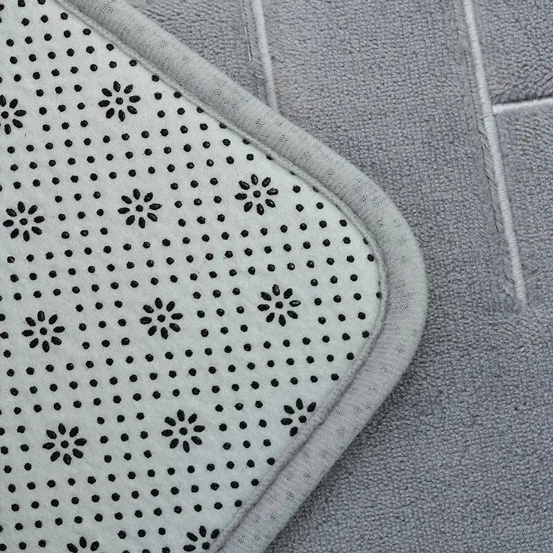 Floor Mat,bathroom Absorbent Non Slip Mat,bathroom Door Mat,bedroom Carpet,bathroom Decoration,kitchen Area Carpet,laundry Room