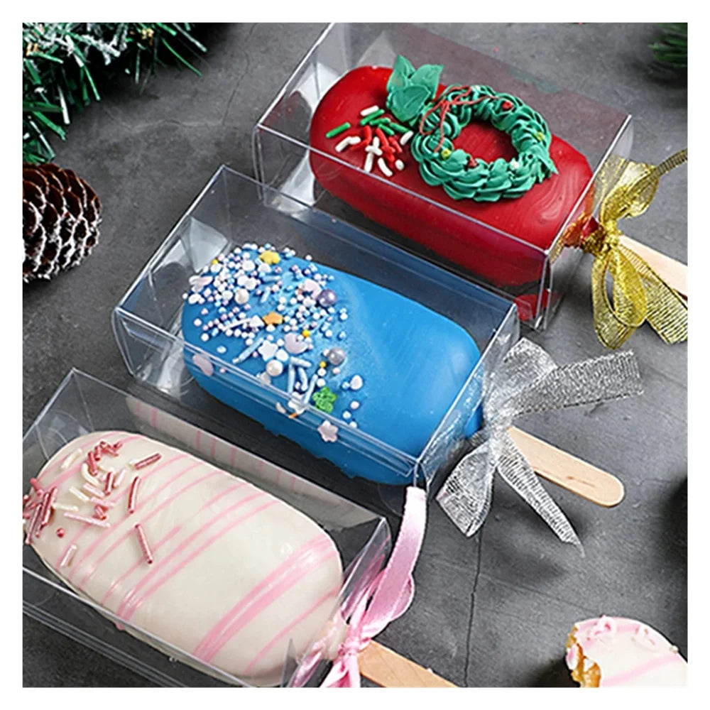 Silicone Ice Cream Mold Magnum Silicone Mold DIY Fruit Juice Ice Pop Cube Maker Tray Popsicle Mould Baking Accessorie