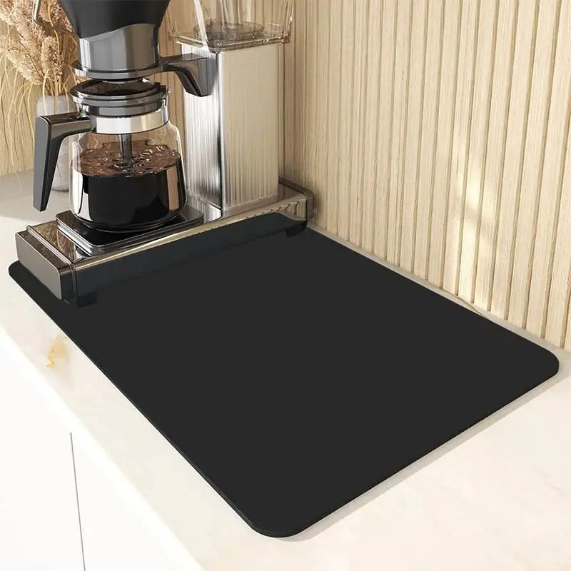 VIKAMA Kitchen tableware diatomaceous earth impermeable drainage mat heat insulation non-slip bathroom doormat home decoration
