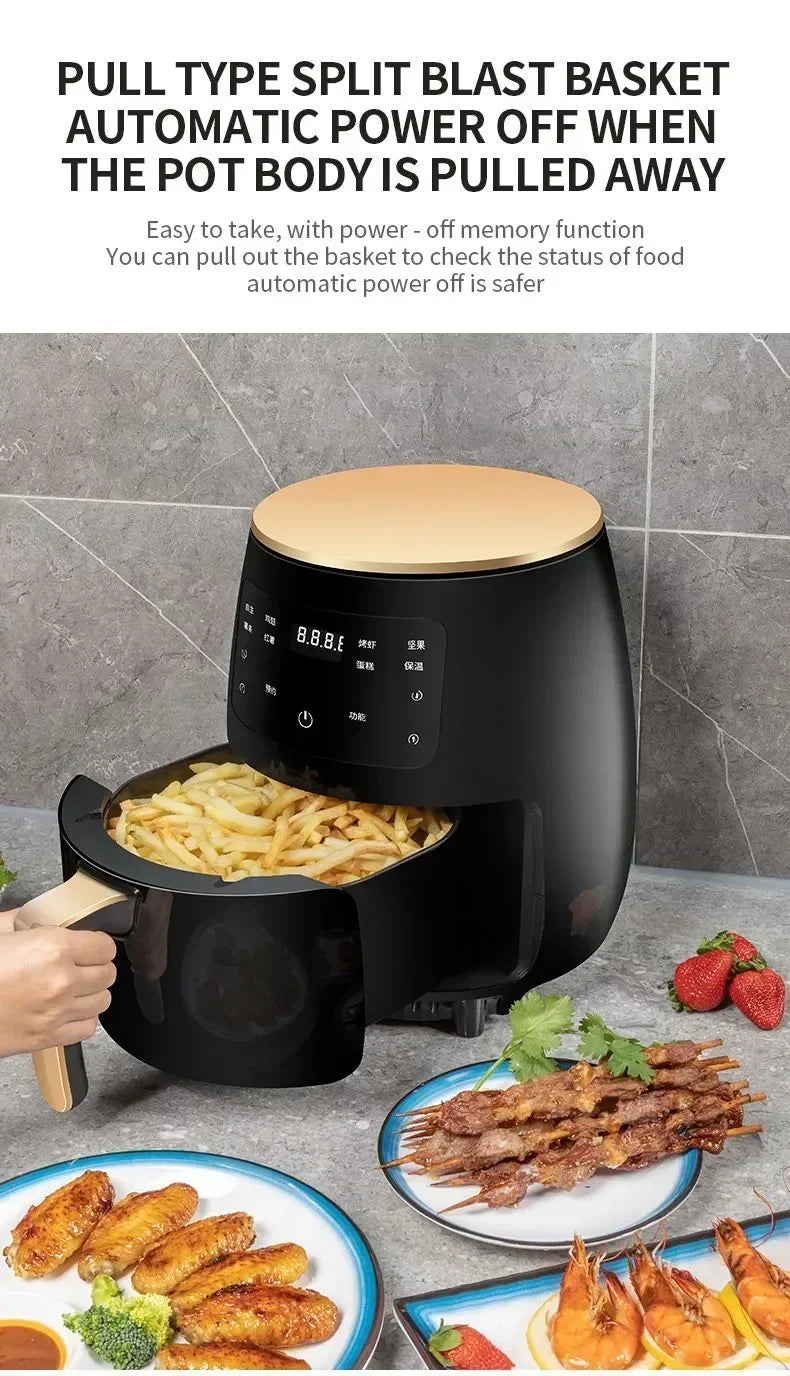 US standard 110V touch air fryer Japanese national smart electric oven multi-function all-in-one large capacity