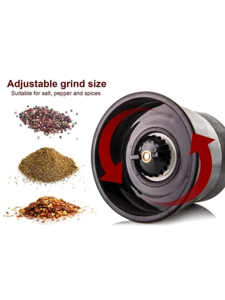 180/200ML Pepper Grinder Stainless Steel Glass Spice Bottle Salt Pepper Mill Manual Spice Grinder Mill Household Kitchen Gadgets