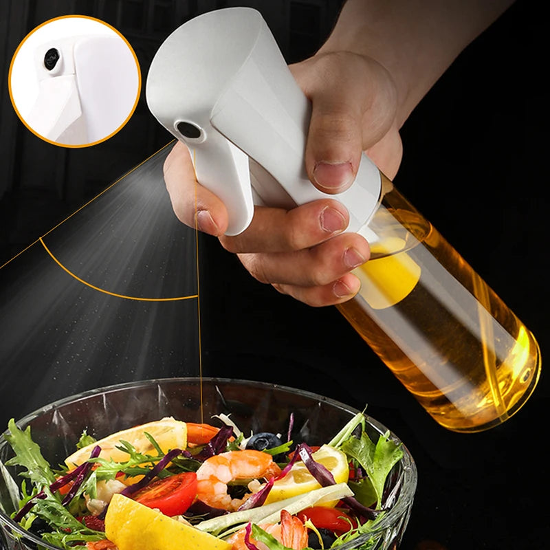 200-500ML Olive Oil Sprayer Empty Vinegar Oil Bottle Dispenser Salad BBQ Cooking Baking Kitchen Gadgets Mist Spray for Airfryer