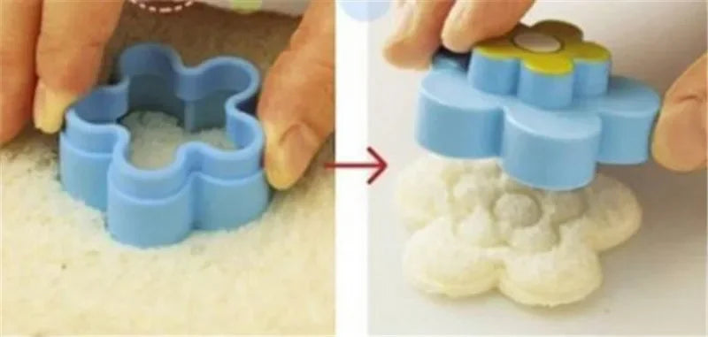 Cute Sandwich Mould Rabbit Flower Panda shaped Bread CakeBiscuit Embossing Device Crust Cookie Cutter Baking Pastry Tools Cake