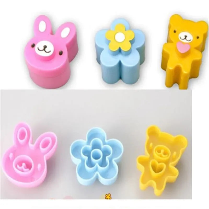 Cute Sandwich Mould Rabbit Flower Panda shaped Bread CakeBiscuit Embossing Device Crust Cookie Cutter Baking Pastry Tools Cake