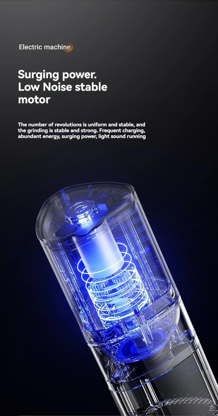 Custom logo Small portable mini home kitchen coffee grinder machine mill automatic USB charging electric coffee grinder