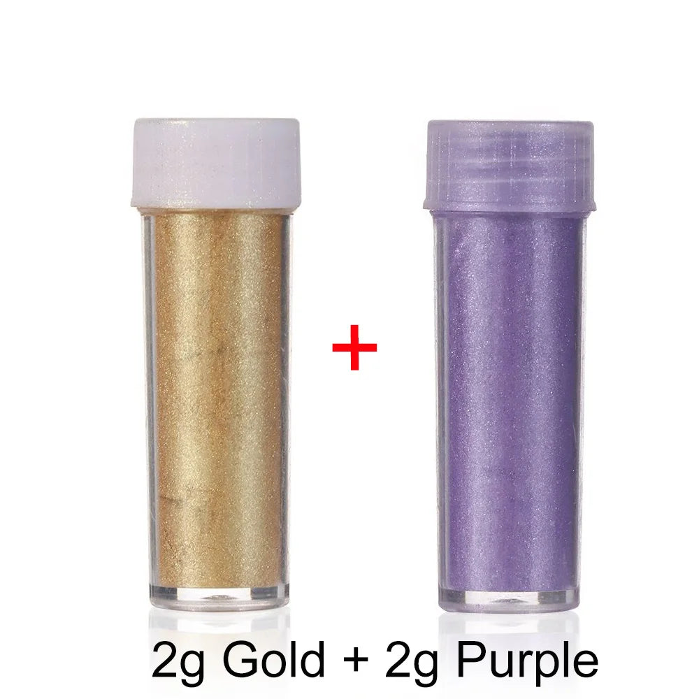 15g/Bottle Gold And Silver Dye Glitter Powder Mousse Cake Macaron Chocolate Baking Colorful Cakes Decorations And Tools