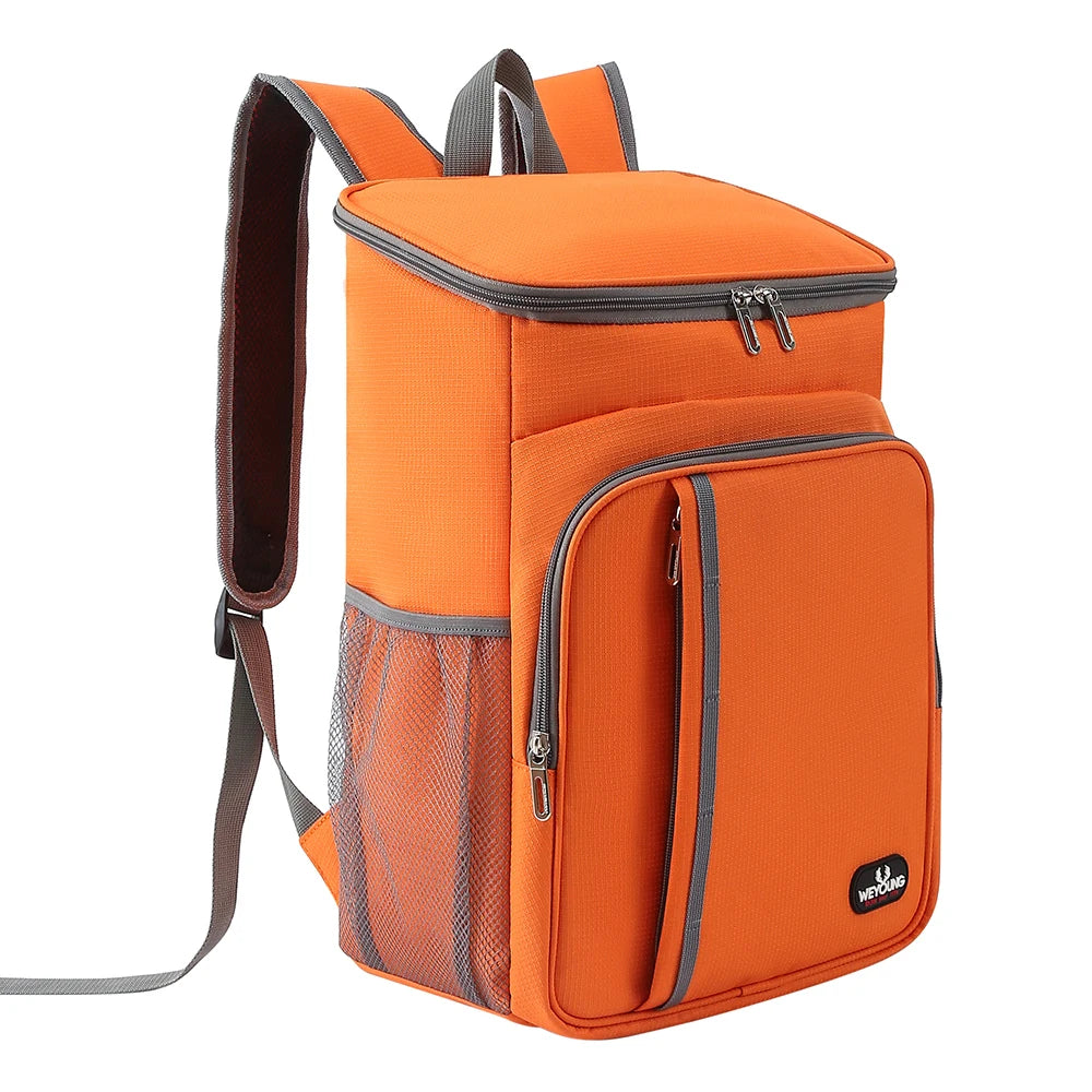 18L Portable Thermal Lunch Bag Food Box Durable Waterproof Cooler Ice Insulated Case BBQ Camping Oxford Dinner Backpacks Icebox