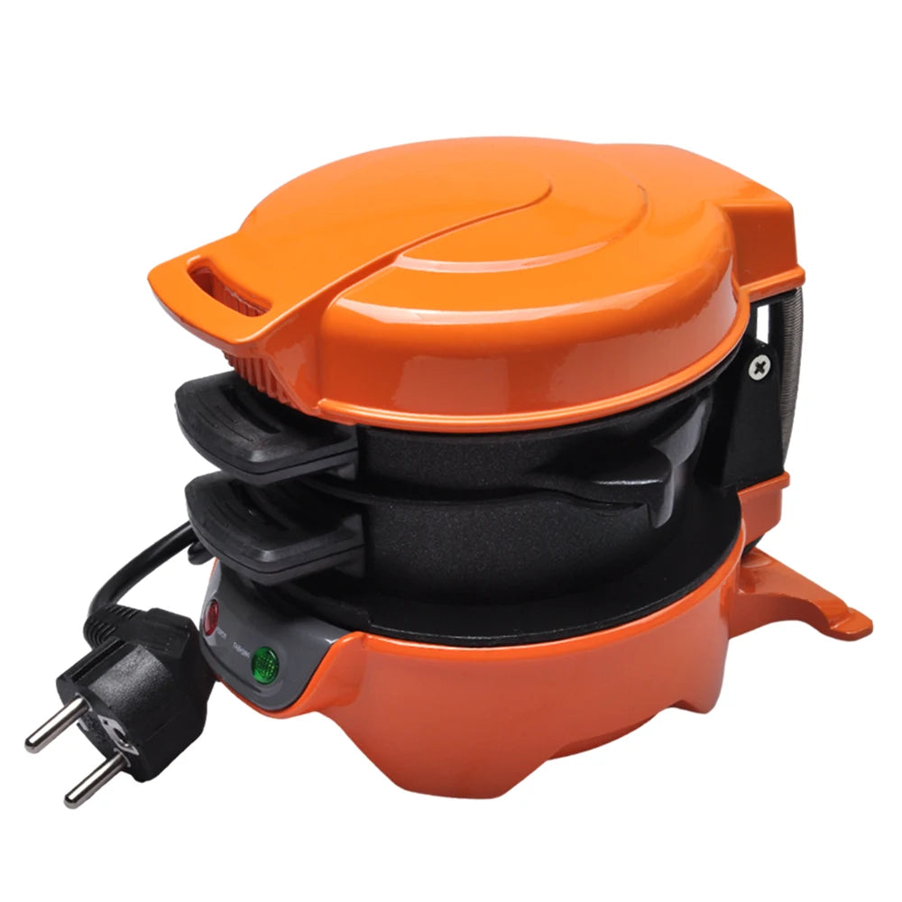 Electric Burger Sandwich Maker 600W Bread Grill Baking Toaster Bread Machine for Breakfast Home Kitchen Pancake Pan 220V EU 토스트기