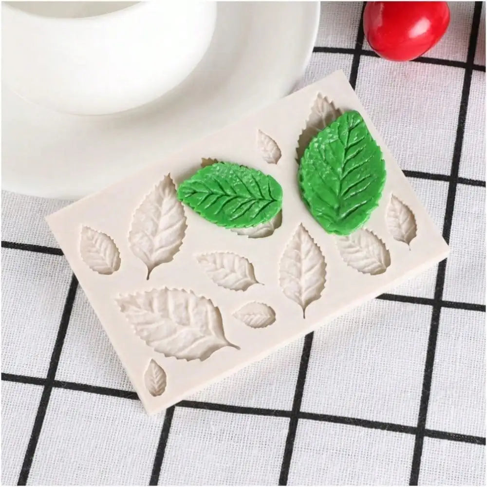 1PC Leaf Silicone Mold 3D Fondant DIY Pudding Chocolate Candy Dessert Fondant Handmade Baking Utensils Cake Decorating Supplies