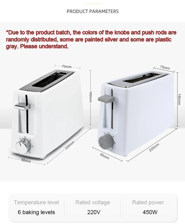 DWMD 110V/220V Stainless Steel Electric Toaster Bread Baking Oven Breakfast Machine Grill Stove Sandwich Maker Heater Warmer US