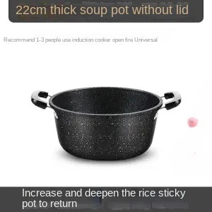 Soup Pot Non-stick  Thick Soup Stew Pot Cook Noodles Hot Milk Porridge  Gas Cooker Universal Induction Pot Instant