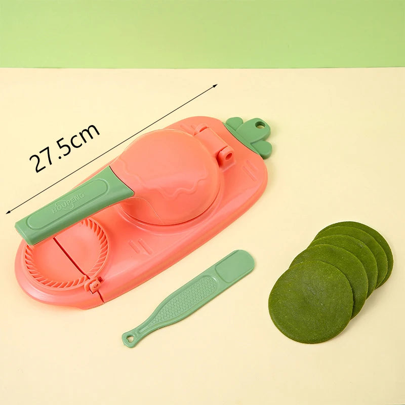 DIY Dumpling Wrapper Artifact Plastic Manual Wrapper Making Mold Dough Pressing Tool Baking Pastry Dumpling Maker Gadget