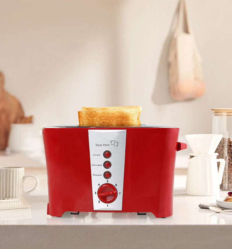 110V/220V Electric Toaster Sandwich Maker Grill 2 Slices Slot Cooking Bread Toast Oven Household Breakfast Baking Machine Heater