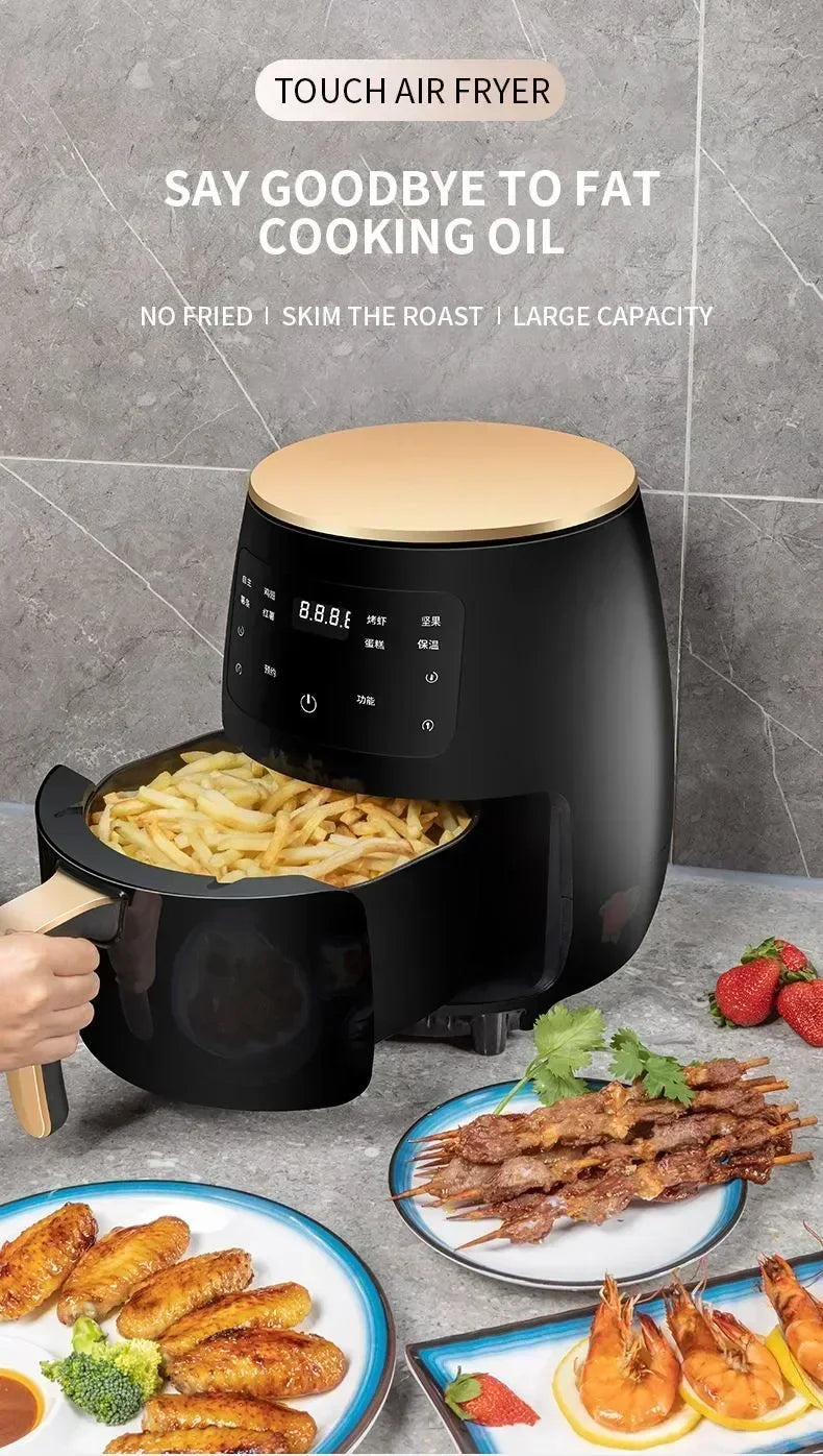 US standard 110V touch air fryer Japanese national smart electric oven multi-function all-in-one large capacity