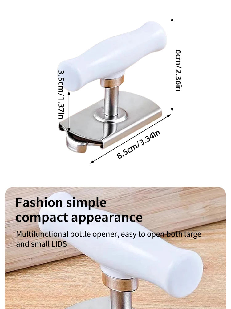 Home Stainless Steel Quick Bottle Opener Adjustable Can Opener Glasses Jar Lid Opener Kitchen Gadgets